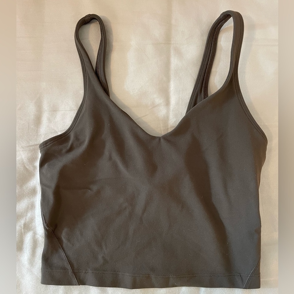 lululemon Align Tank Top, ARMY GREEN, size 2